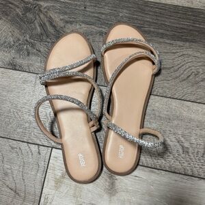 Rhinestone Strappy Sandals